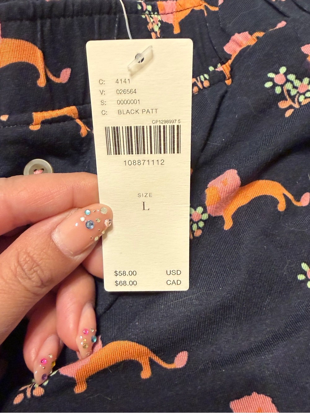 NWT Anthropologie LyreBird Briar Pajama Shorts in ModaLuxe, L - Picture 2 of 6